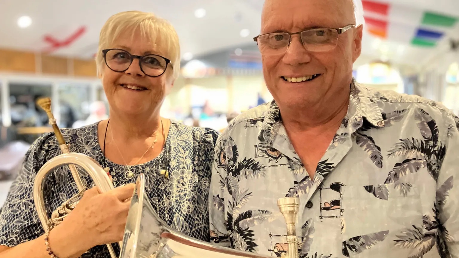 I joined a men-only brass band – and met my husband