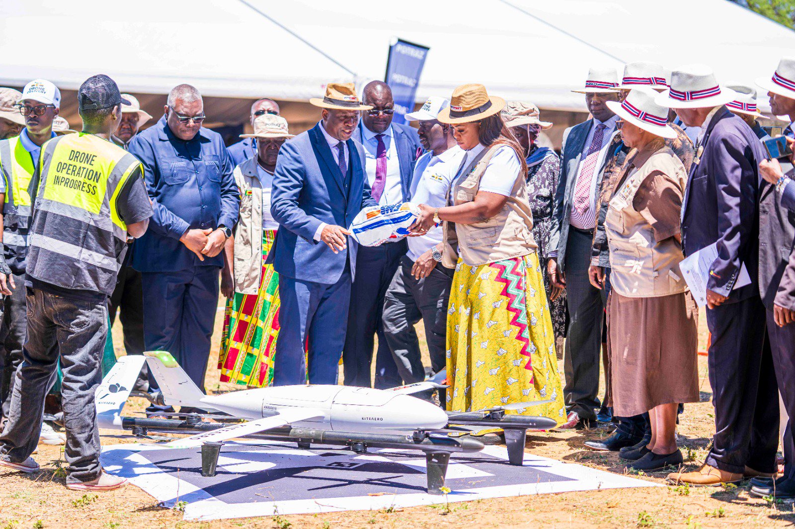 Zimbabwe Launches Drone Parcel Delivery Service in Postal Sector Modernisation Drive