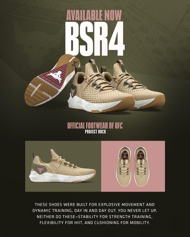 Project Rock BSR 4: The Ultimate Training Shoe for Athletes