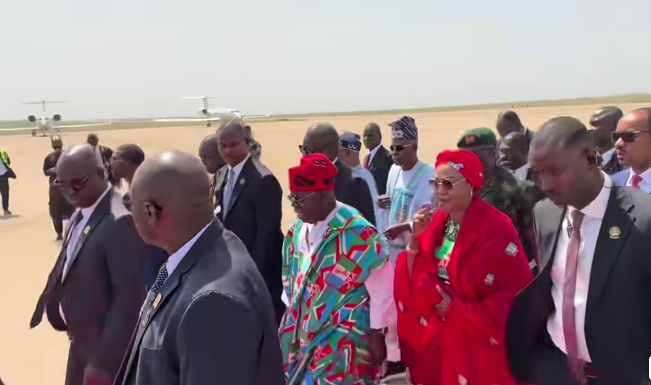 President Tinubu, First Lady Arrive in Kaduna for 2027 Presidential Campaign Flag-Off [Photos]
