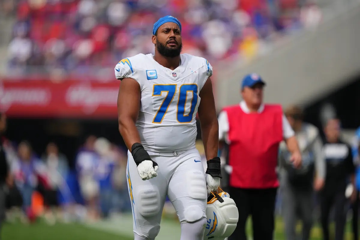 Chargers’ Rashawn Slater dealing with high ankle sprain, could be placed on IR
