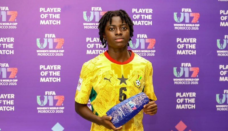 Jessica Appiah named player of the Match after Ghana’s win over Argentina