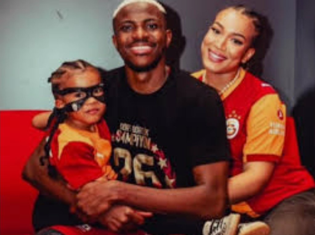 Osimhen Welcomes Second Child With Girlfriend Stefanie Ladewig