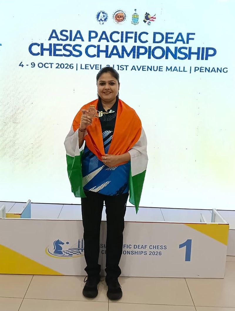 City’s chess player wins bronze at Asia Pacific Deaf championship