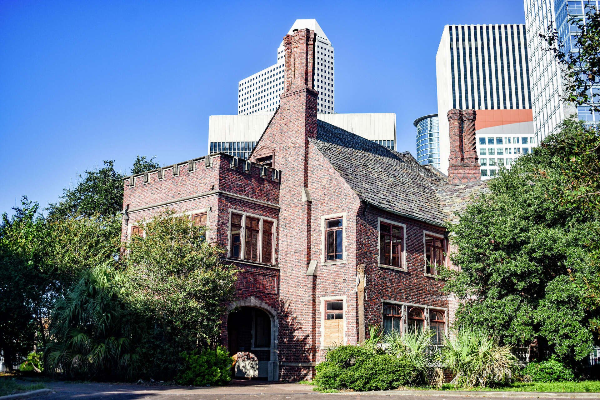 Houston’s castle-like mansion is in new hands, sparking fears for its future