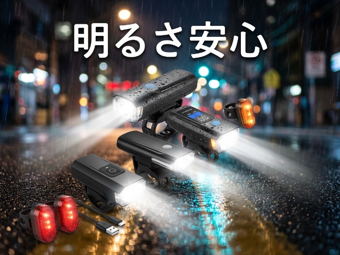 あなたの自転車ナイトライフをライトアップ！ 5つのおすすめ自転車ライト