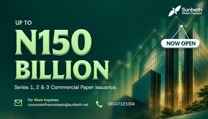 Sunbeth global concepts announces ₦150 billion commercial paper issuance to support 2026/27 cocoa season procurement