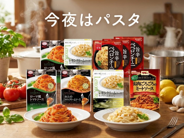 おうちパスタを格上げ！忙しい日に頼れるおすすめソース4選