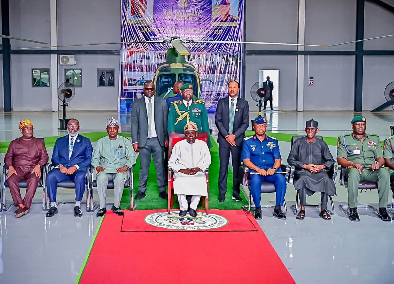 Matawalle, Ribadu, Others Join Tinubu at Induction of Helicopters into Nigerian Air Force [Photos]