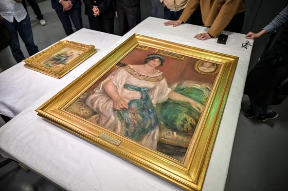 Stolen Renoirs recovered in France thanks to DNA, vehicle-tracking