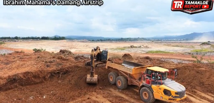 Ibrahim Mahama Begins Airstrip Works at Damang Mine