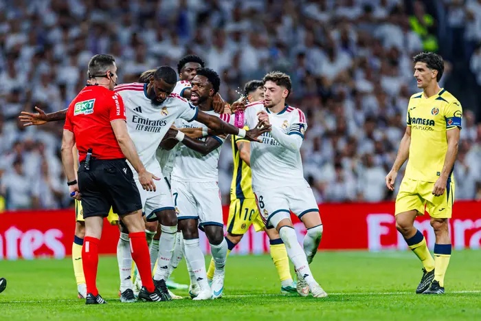 Vinicius Jr could miss El Clasico against Barcelona after red card for hair-pulling incident