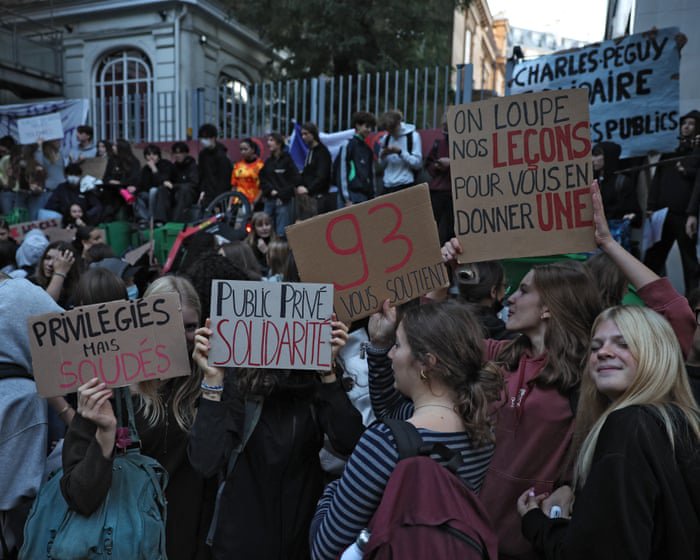 French school protests expected to grow on ‘day of mobilisation’ – Europe live