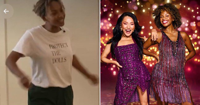 Strictly Come Dancing’s Bethany Antonia’s trans ally T-shirt edited out of show by BBC