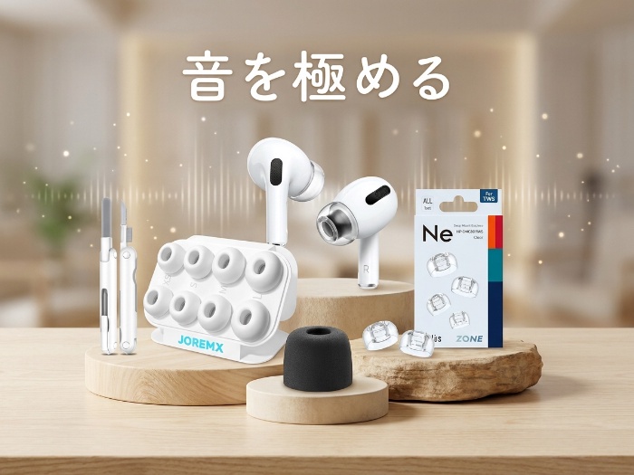 完全ワイヤレスイヤホンを引き立てるアクセサリー特集