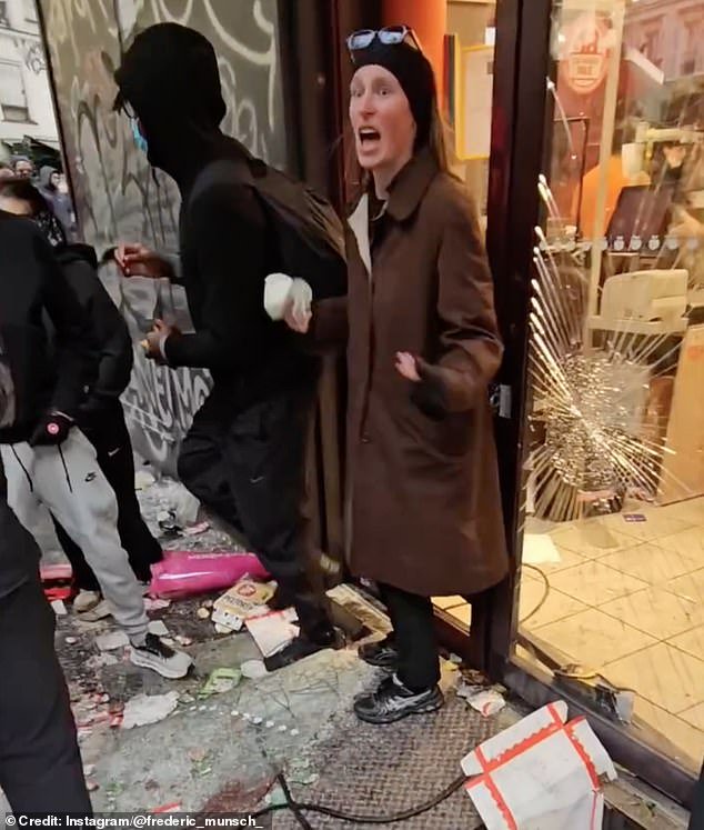 A policeman lobbing a tear-gas grenade down the Metro. Shopkeepers weeping on the streets. And a student who tells me violence is ‘legitimate’: ROBERT HARDMAN in Paris