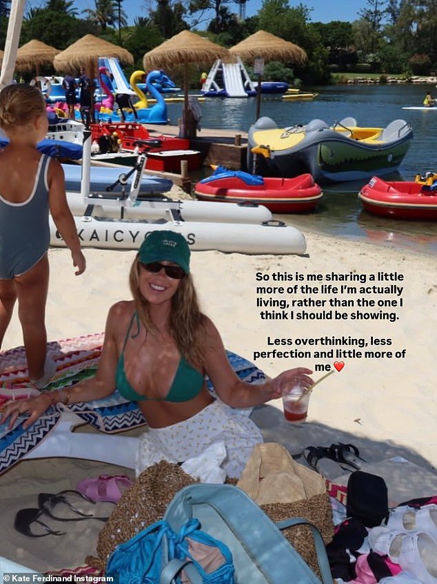 Kate Ferdinand says she has been struggling with ‘step-mum’ guilt and juggling ‘my five children across two countries’ after move to Dubai