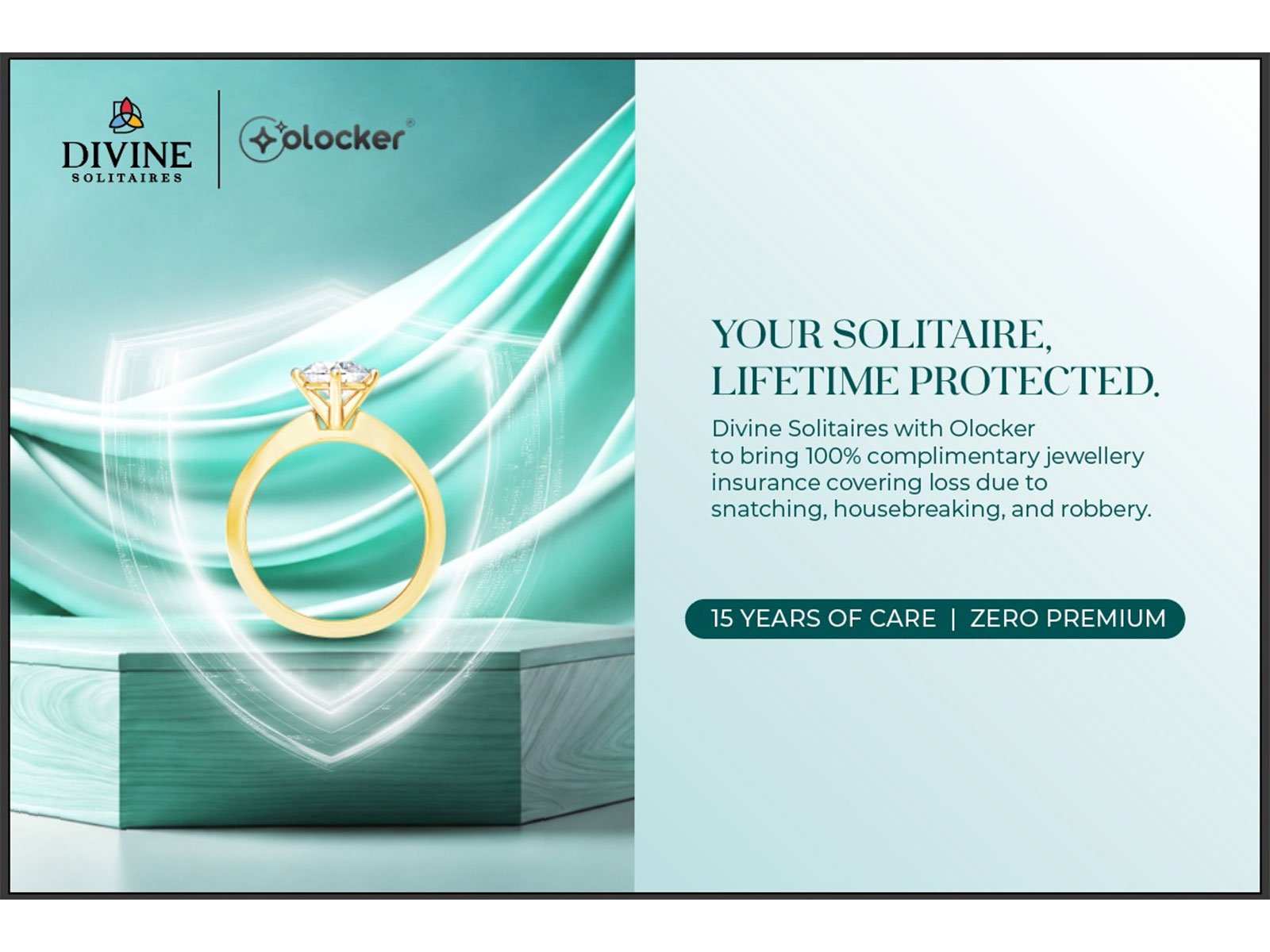 Divine Solitaires Partners with Olocker to Offer Free Jewellery Insurance to Customers