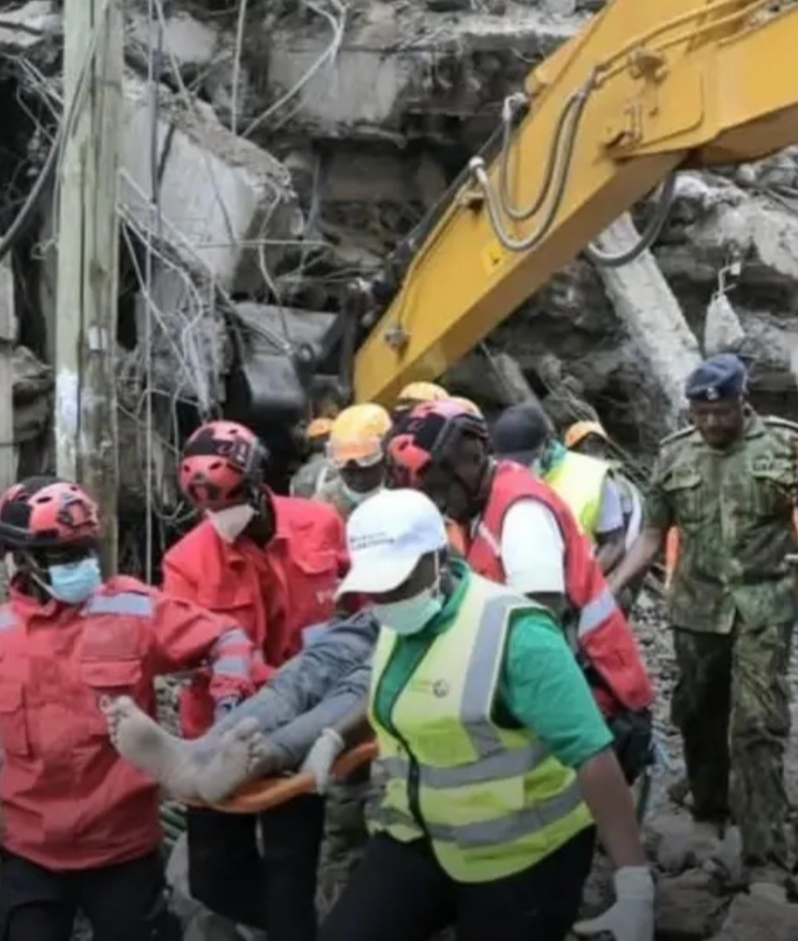 Pregnant Woman Rescued from Rubble After Eastleigh Building Collapse