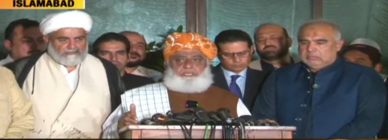 Fazlur Rehman asks how long nation will be ‘blackmailed’ in name of terrorism