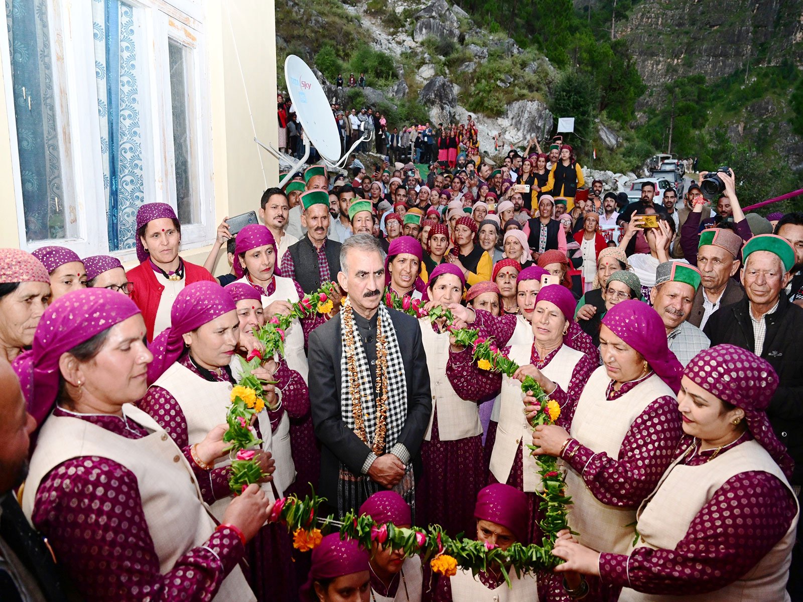Himachal CM Sukhu announces Rs 2 crore for school building in remote Kasha Pat village