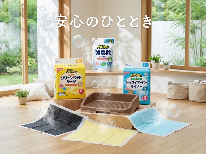 ペットとの暮らしを快適に！厳選トイレ・衛生用品