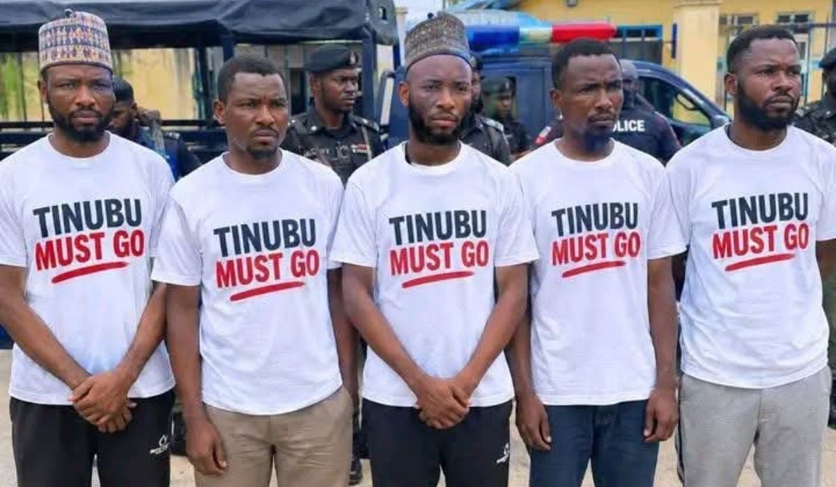 Why we arrested five men wearing ‘Tinubu Must Go’ T-shirts — Police