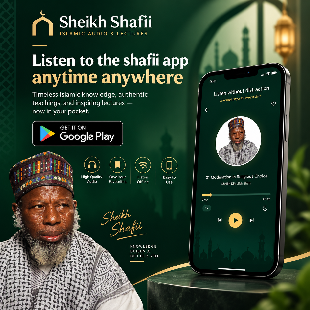 CIO Grand Mufti Sheikh Shafi’i launches app to archive, share his lectures