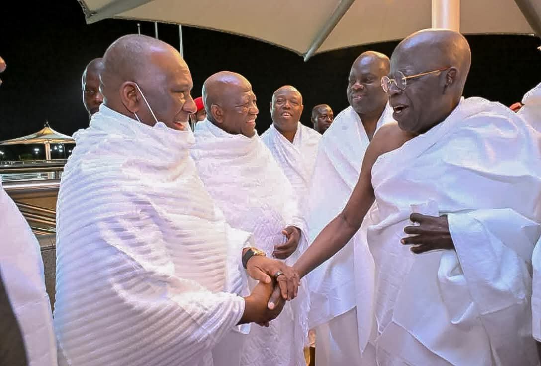 “May Allah Bless Our Beloved Nation”: BUA Chairman Abdul Samad Rabiu Shares Special Moment With President Tinubu In Makkah