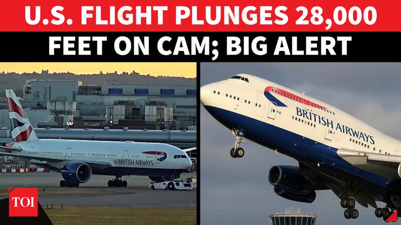 British Airways Chicago Flight Drops 28,000 Feet, Rushes To London Amid Mid-Air Scare | Watch