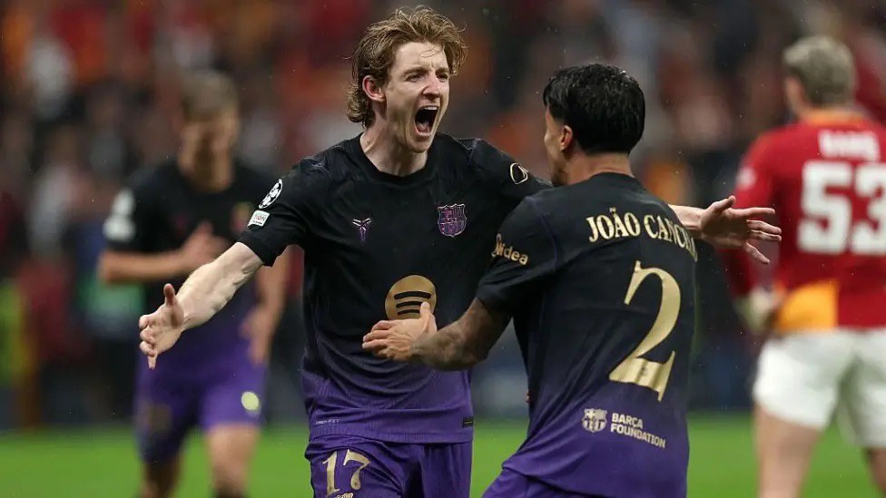 Barcelona Hit Galatasaray for Four as Anthony Gordon Opens Champions League Account