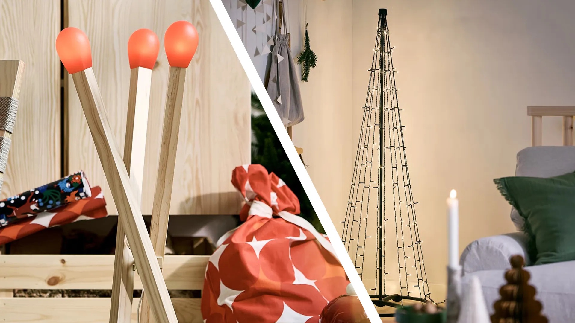 IKEA’s LED Christmas tree has landed for festive duty — but its matchstick-inspired floor lamp looks like an even better smart plug combo