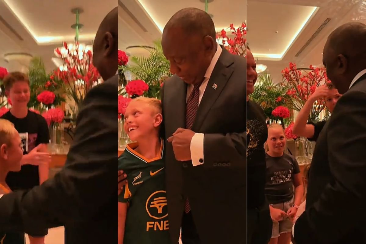 Greeted by the President? Ramaphosa’s birthday surprise melts hearts – WATCH