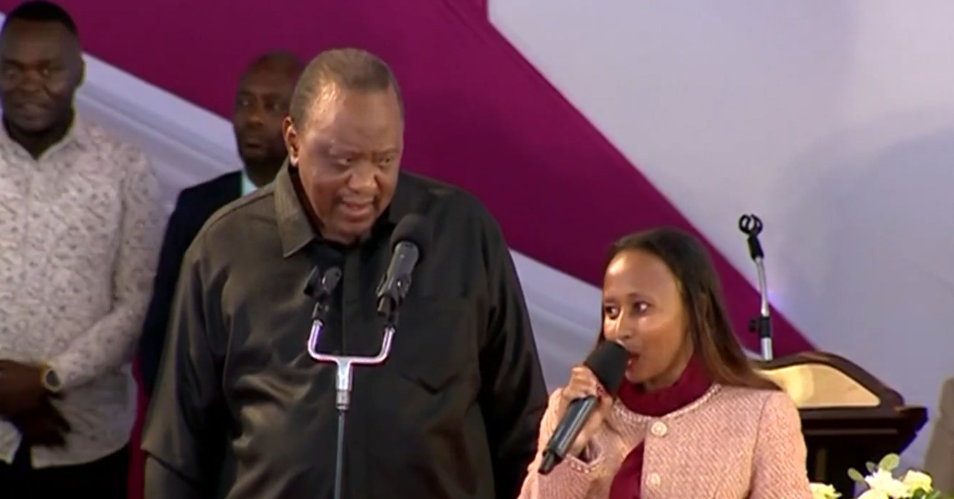 Key Message Uhuru Asked MP Maina Njeri to Repeat at Karua’s Father’s Burial