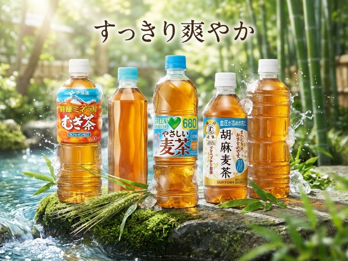 穏やかなひと時に寄り添う、日本の麦茶セレクション