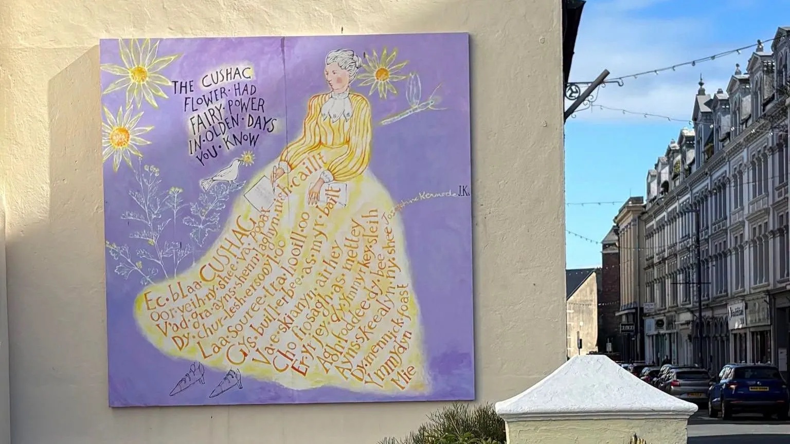 Ramsey mural aims to ‘elevate’ famous Manx poet