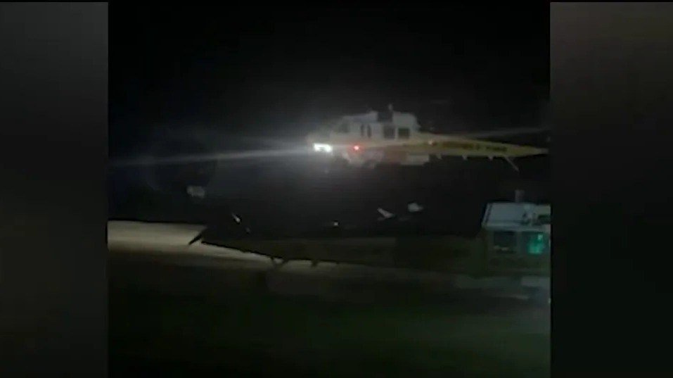 At least 2 dead & 2 injured after medical helicopter crashes into ocean as desperate search launched for missing person