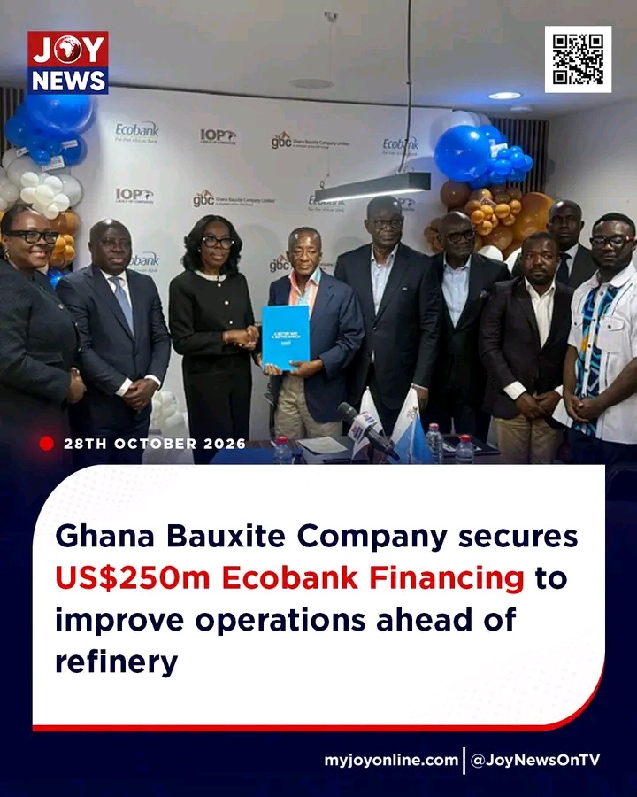 Ghana Bauxite Company secures US$250m Ecobank Financing to improve operations ahead of refinery