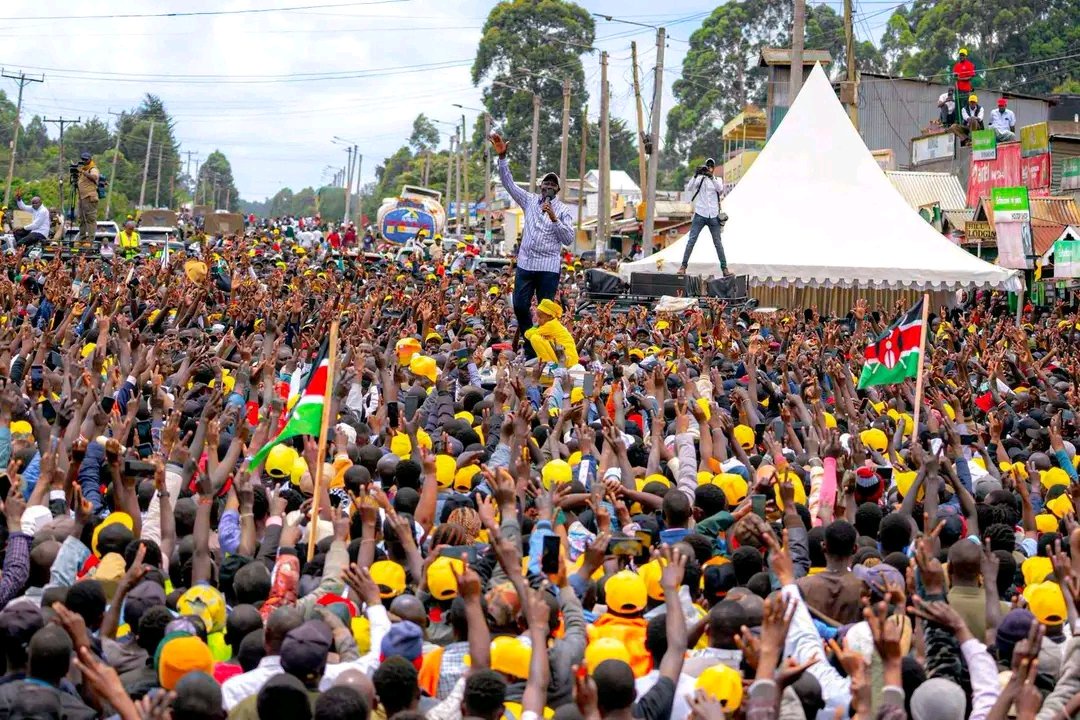 “Ruto, Ruto” Crowd Goes Wild as Pres Ruto Reveals What Every Residents Will Go Home With on Thursday