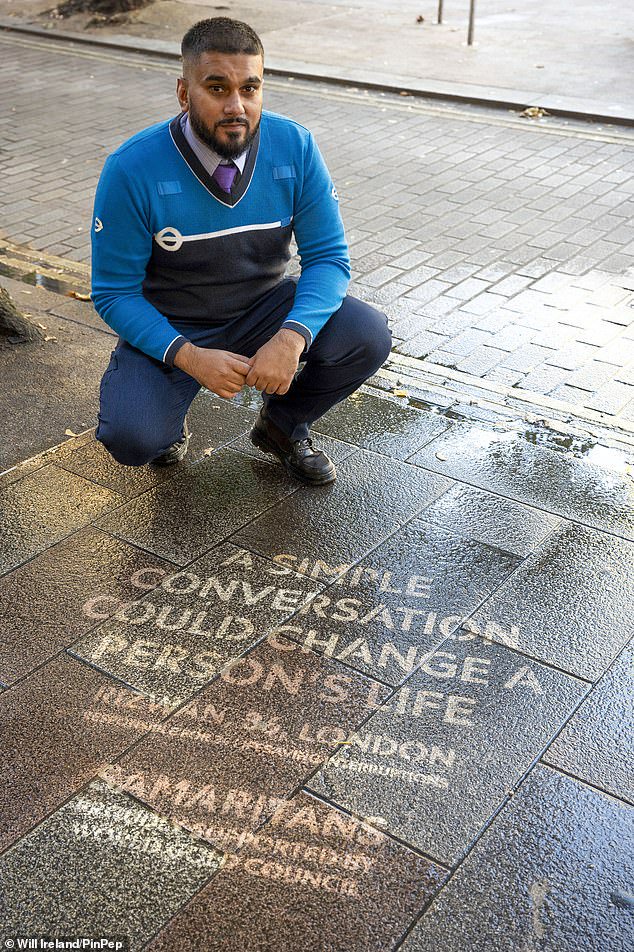 Hero of the Underground: How TfL worker saved an incredible 34 lives after learning simple tips from the Samaritans on how to spot and help people in despair