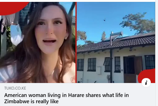 American Woman in Zimbabwe Reveals How She Survives Power Cuts, Grows Her Own Food in Harare