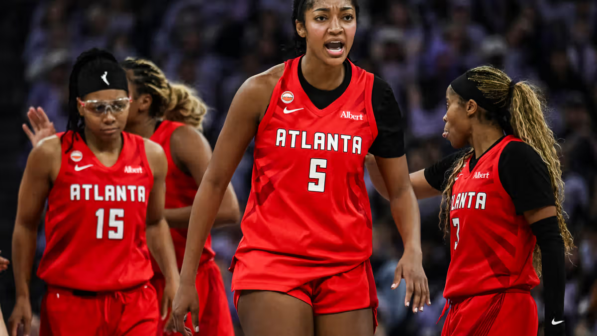 Angel Reese has 30 points, 16 rebounds as Dream beat Valkyries 79-65 to even WNBA Finals at 1-1