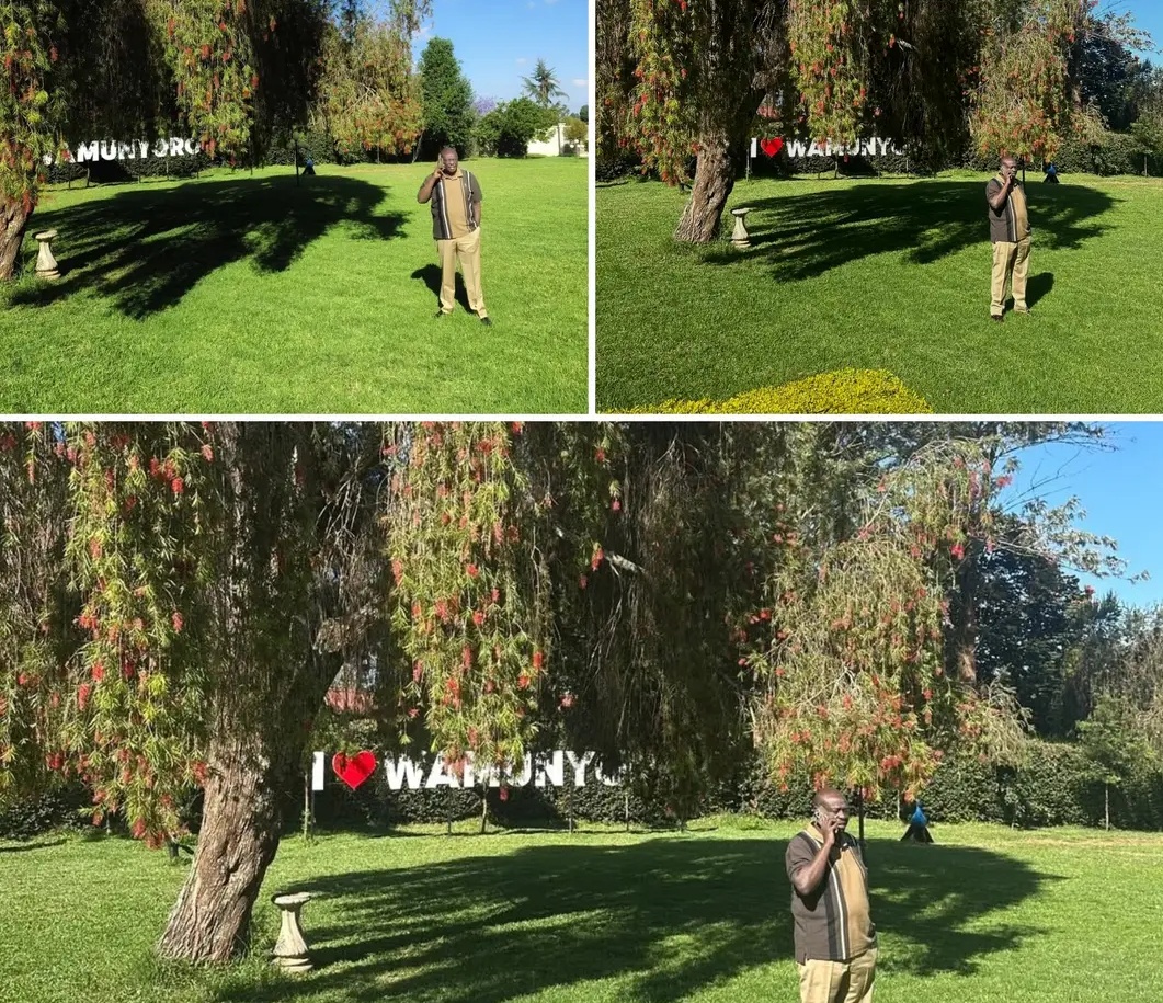 JUST IN:Photos Of Rigathi Chilling At His Residence ,Wamunyoro A Day After Jetting Back From USA