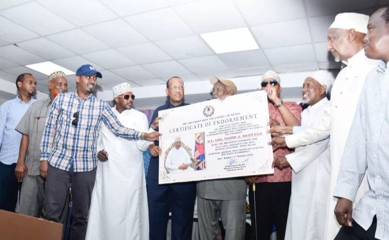 Governor Jama eyes Senate seat as his Awliyahan clan endorses him