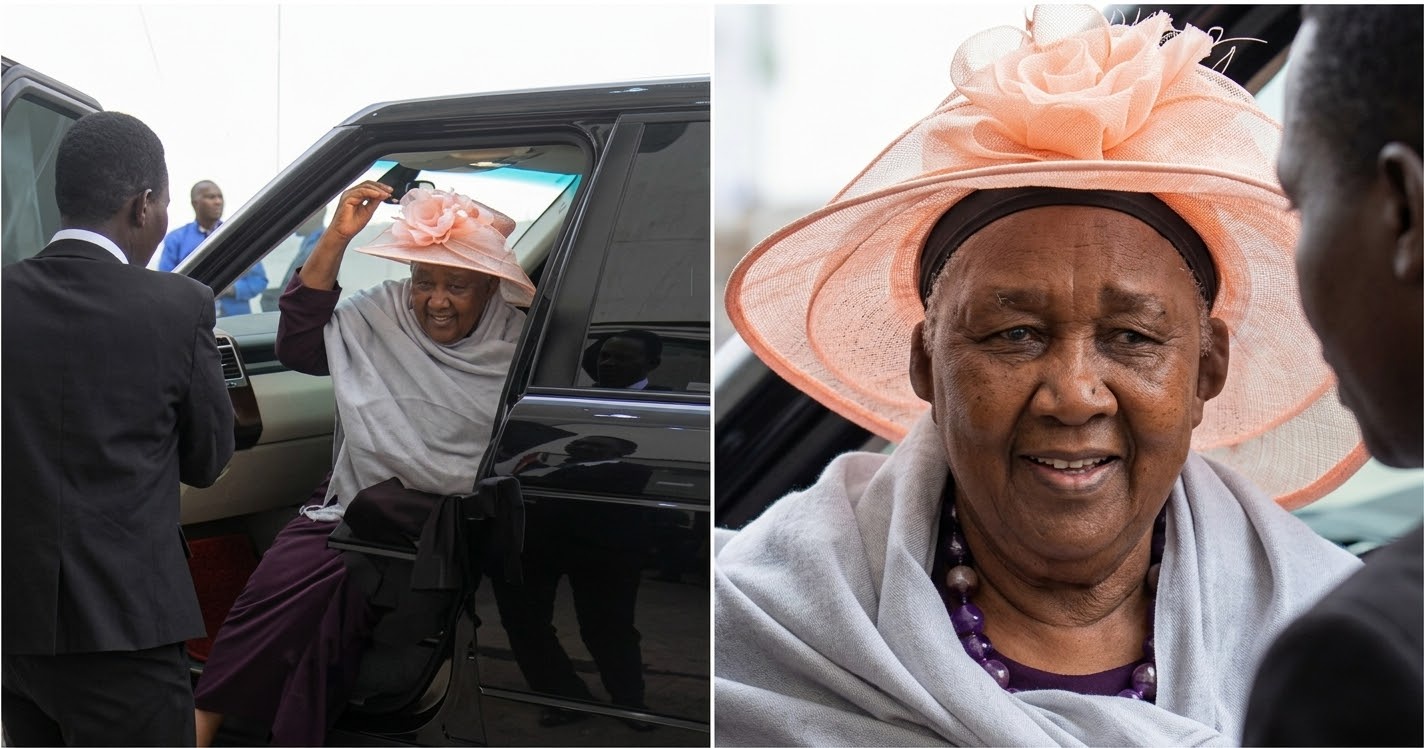 Bodyguards Swing To Action as President Ruto’s Mother Arrives at Kipchoge Stadium For Mashujaa Event